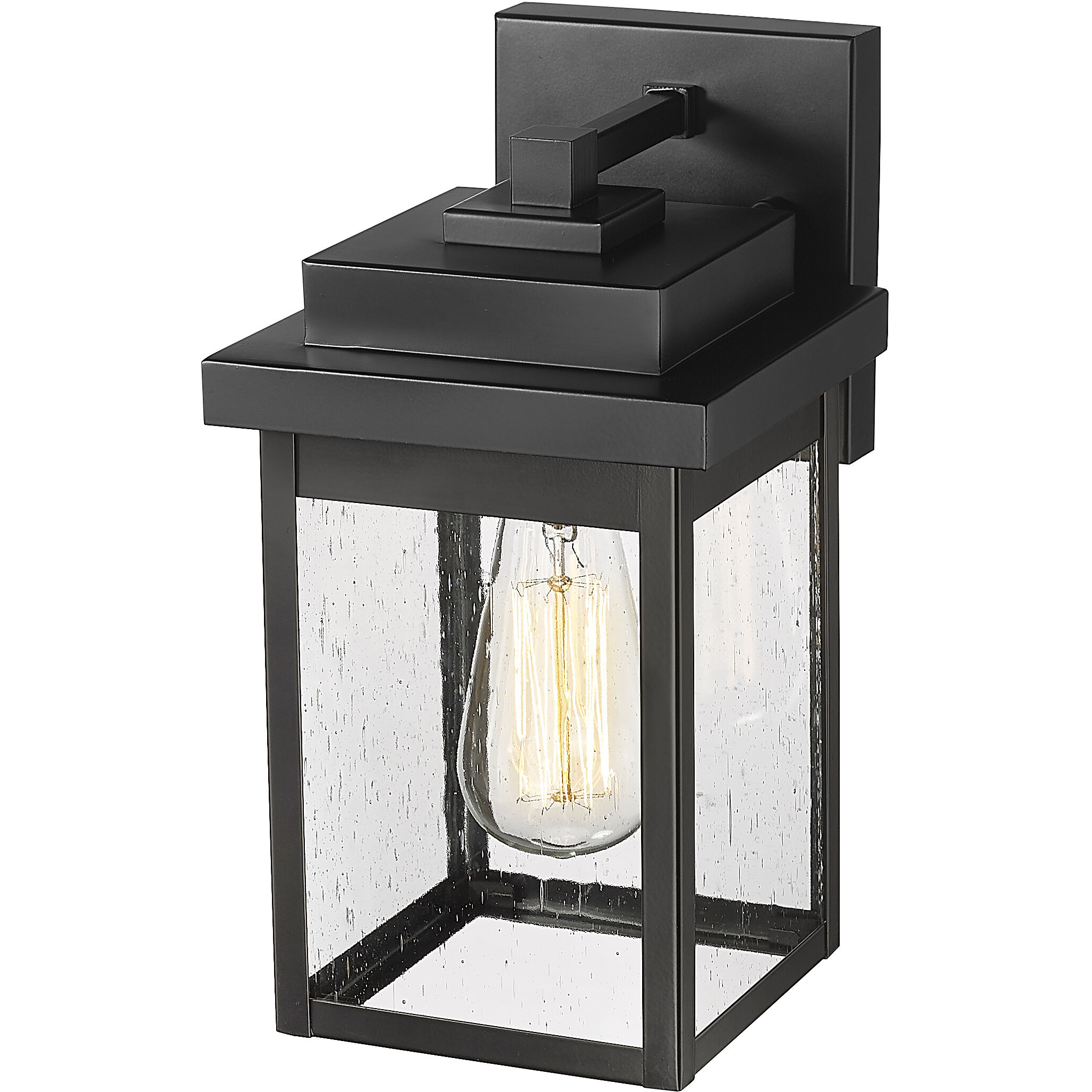 Belle Chasse 1 Light 8 inch Powder Coated Black Outdoor Wall Sconce